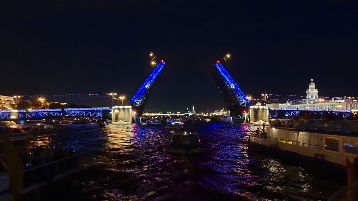 Дворцовый мост. Санкт-Петербург 