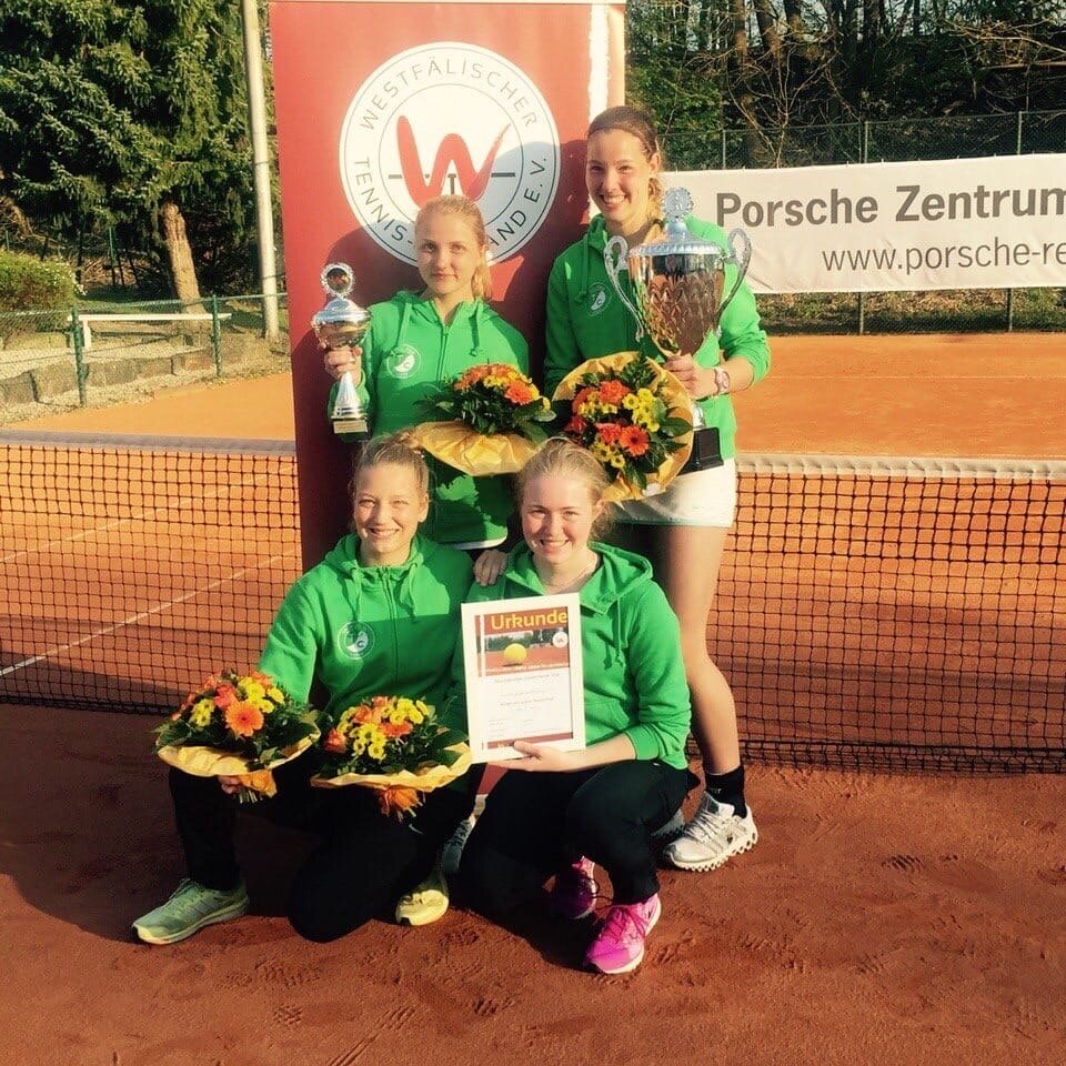 Вице-чемпионки Северной Вестфалии среди немецких клубов