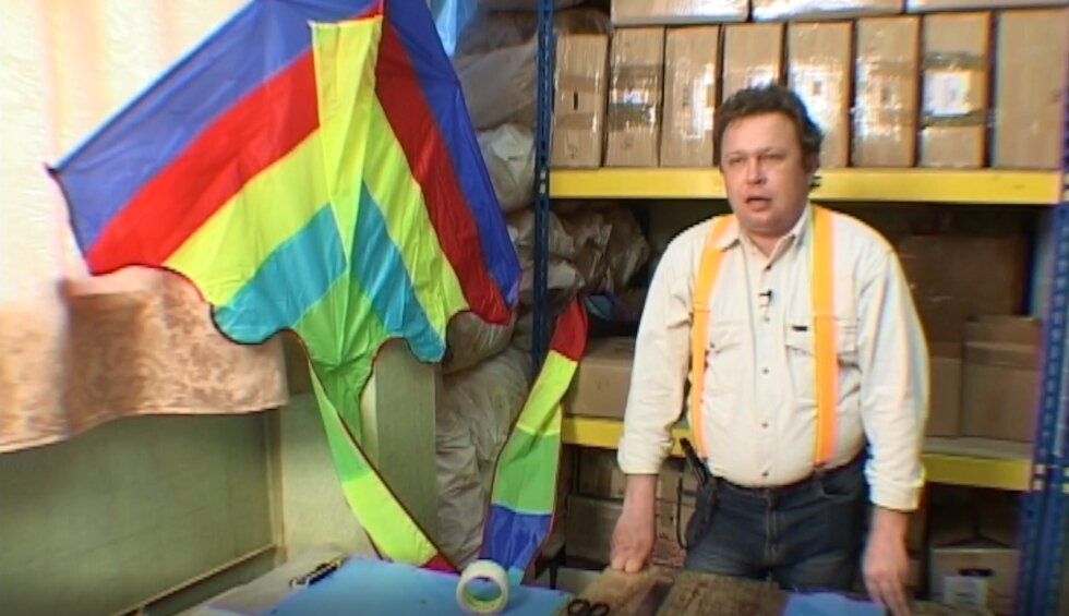 Делаем Воздушного змея из бумаги своими руками: мастер-класс
