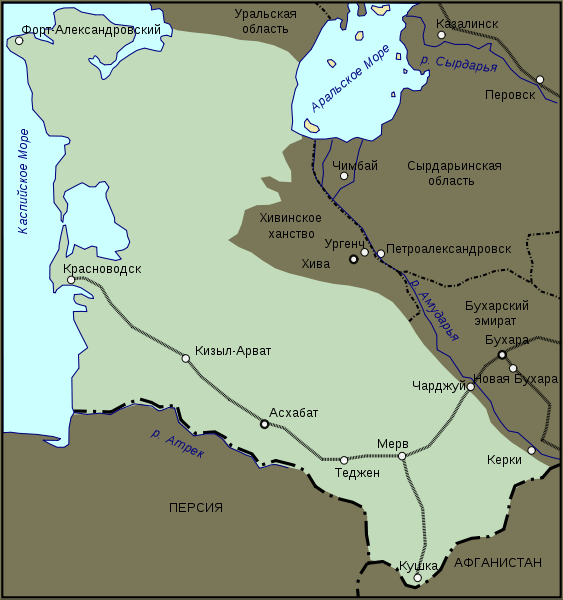 Туркменистан красноводск карта