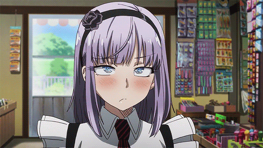 Гифка из аниме: "Магазинчик сладостей / Dagashi Kashi"