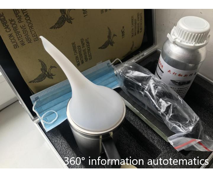 Набор для полировки фар горячим паром