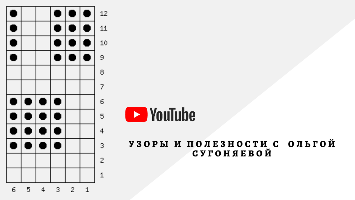 Фото: Схема узора