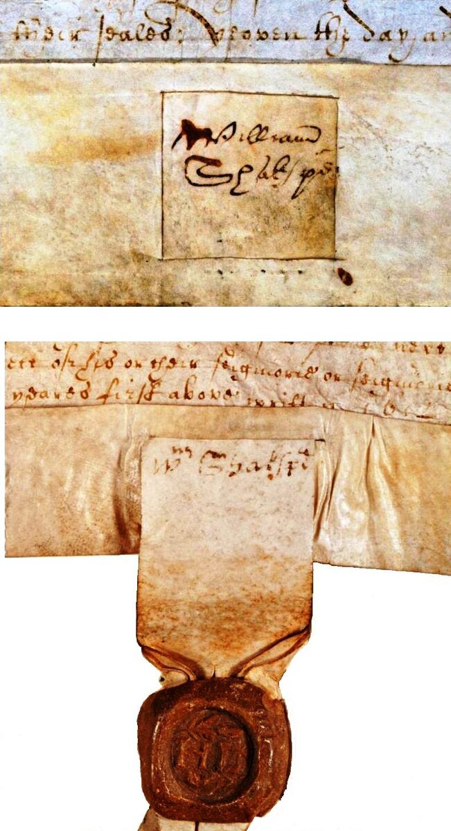 Шекспир дважды подписывал этот документ странно дрожащей рукой