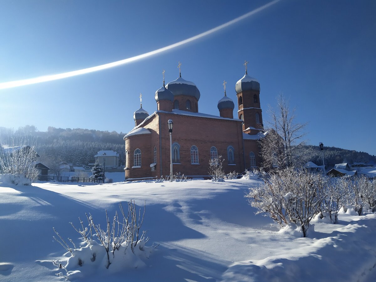 Сясьстрой зима Церковь