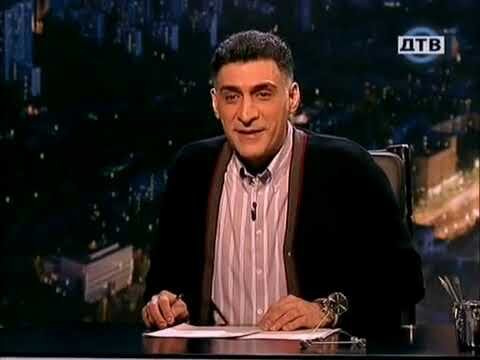 Кадр из студии передачи " Горячий вечер с Тиграном Кеосаяном"