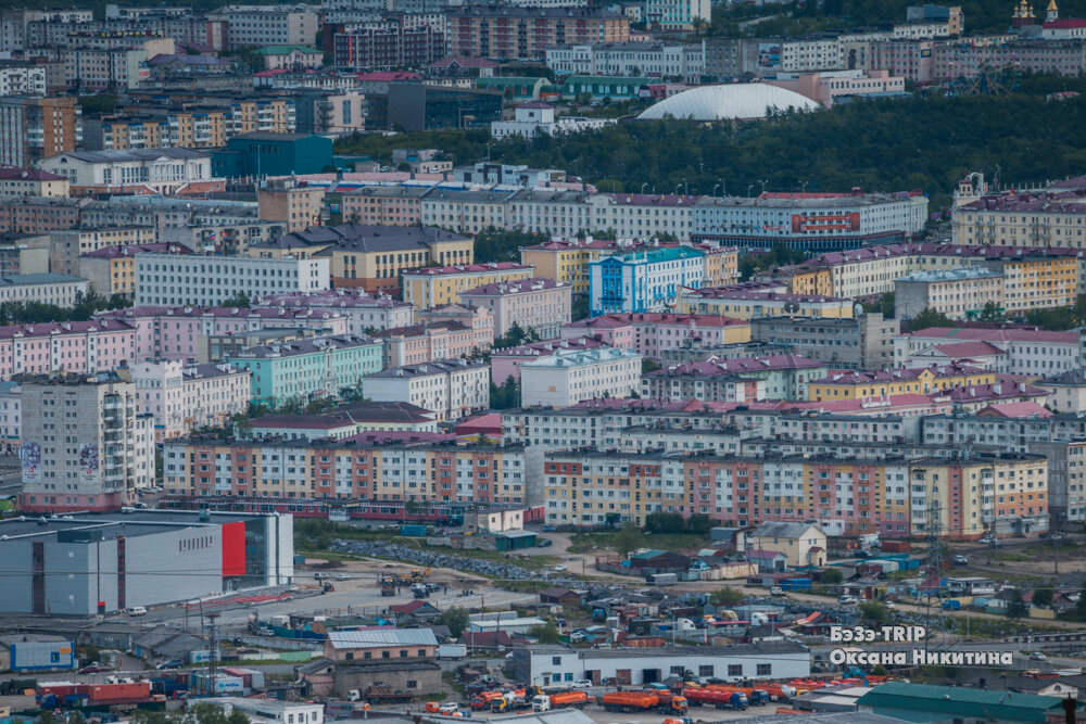 Вид на Магадан от Маски скорби