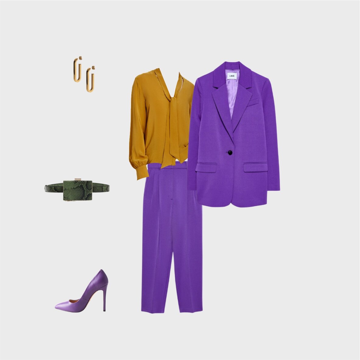 С чем носить фиолетовый цвет осенью: 15 стильных идей для современных модниц
