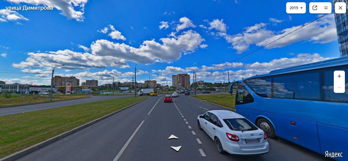 Улица Димитрова на панорамах "Яндекса"
