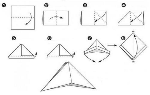 Простые оригами для детей