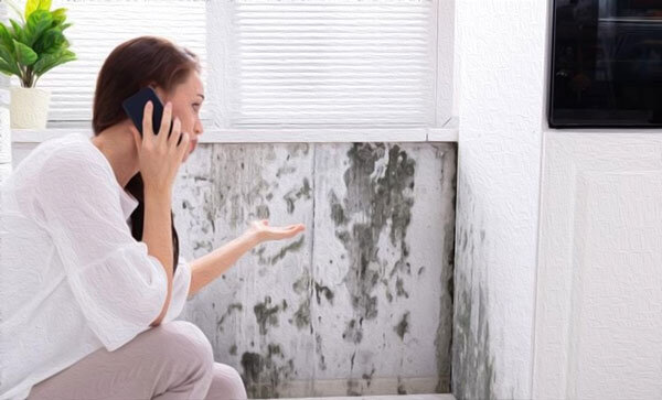 Излишняя влага в помещении приводит к образованию плесени