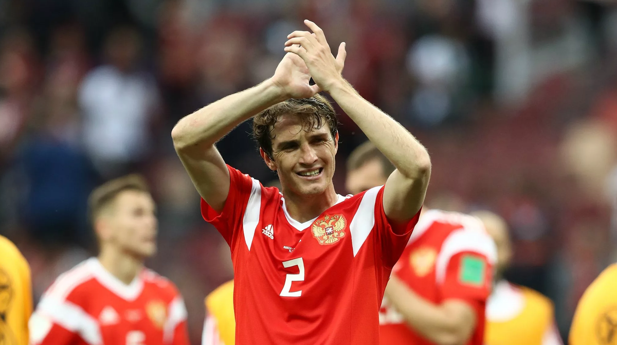 Марио Фернандеш в составе сборной России. 