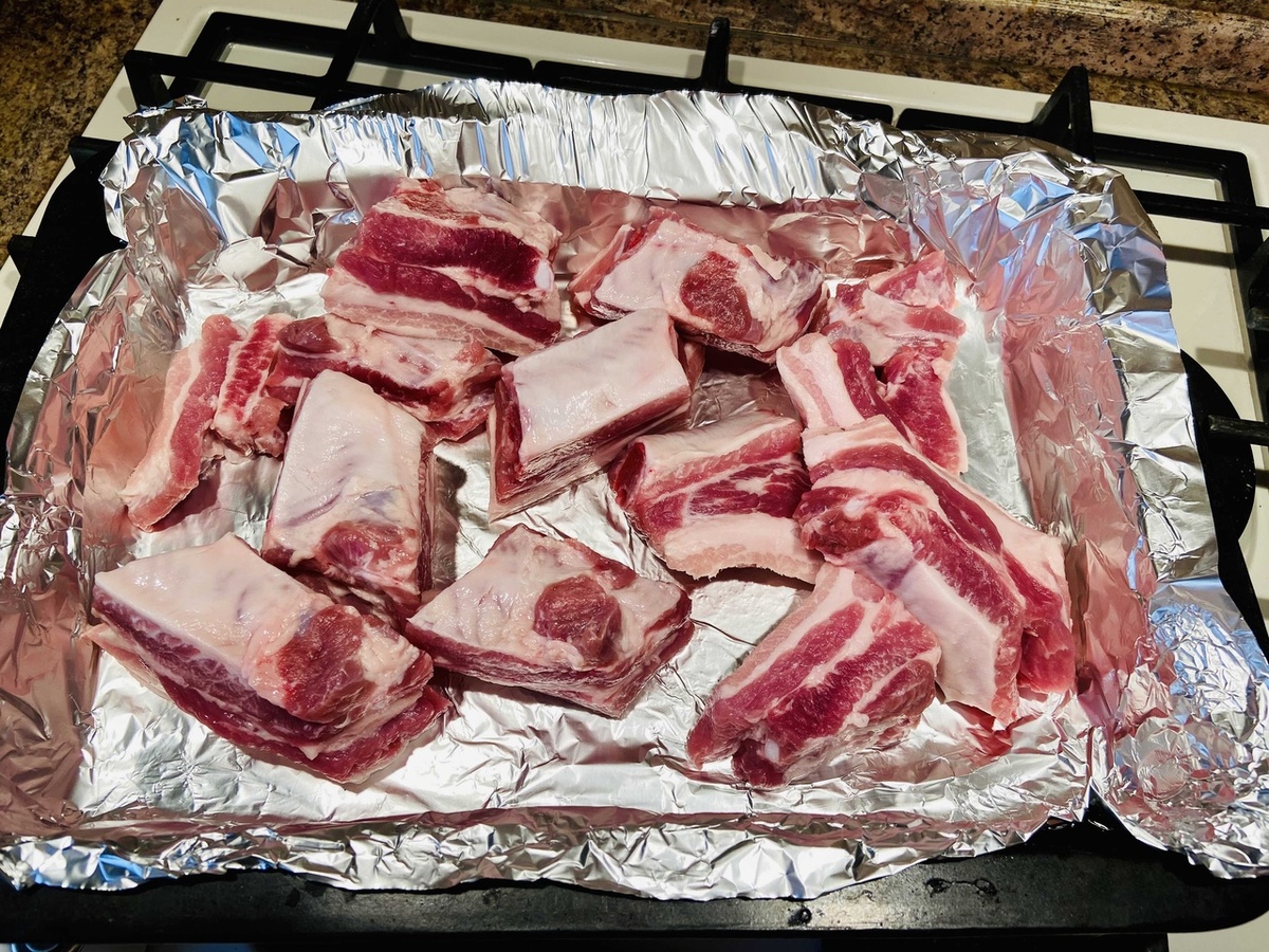 Свиные ребра в духовке