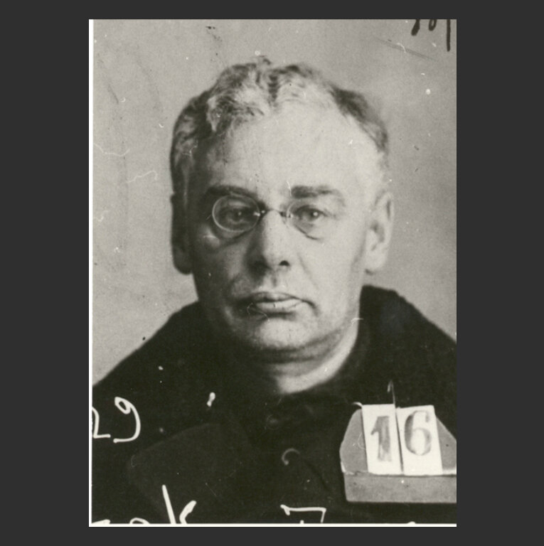 Александр Константинович Воро́нский (27 августа [8 сентября] 1884 года, с. Хорошавка, Тамбовская губерния — 13 августа 1937 года, Москва), российский революционер-большевик, писатель, литературный критик и теоретик искусства. Фото из следственного дела НКВД. 