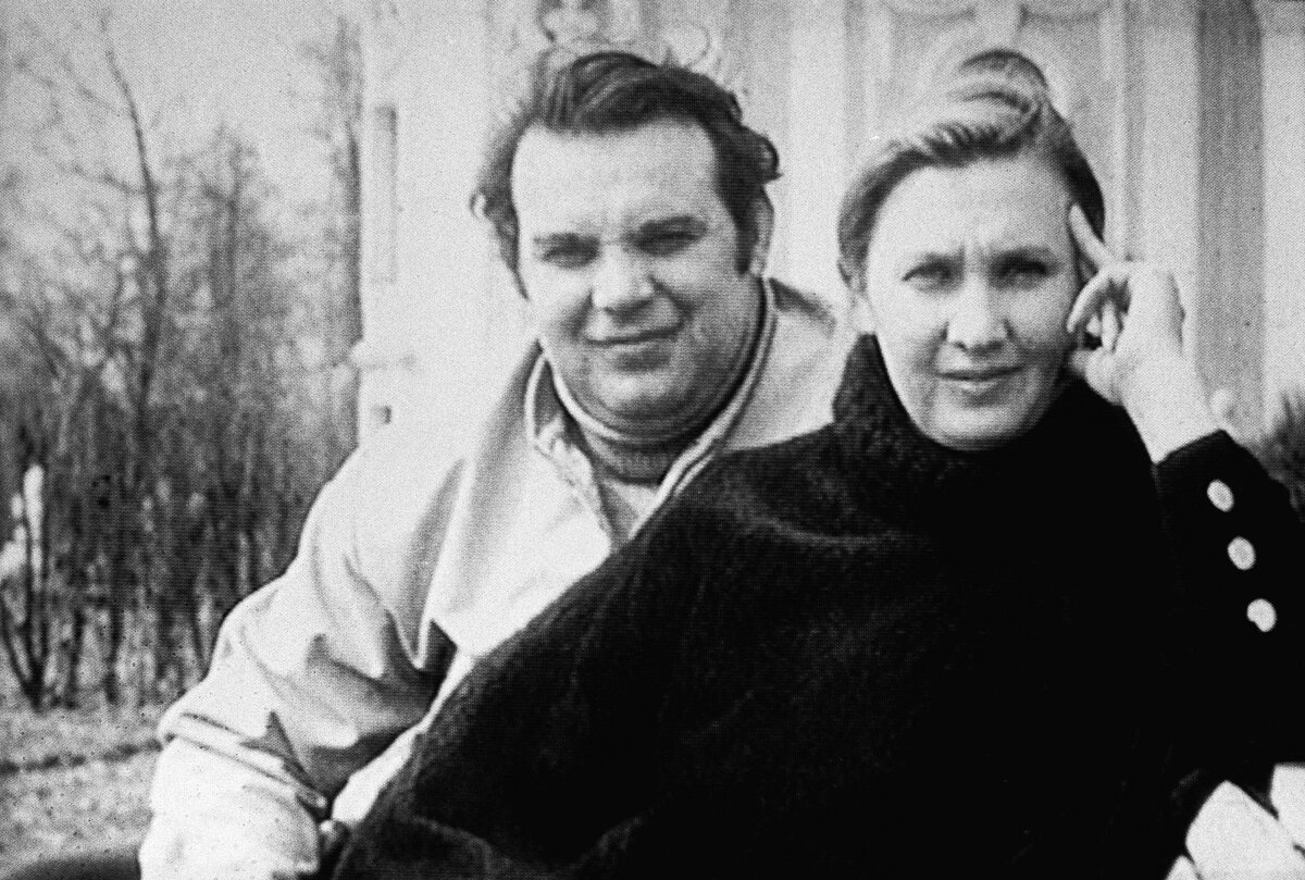 Ветров со своей женой. 