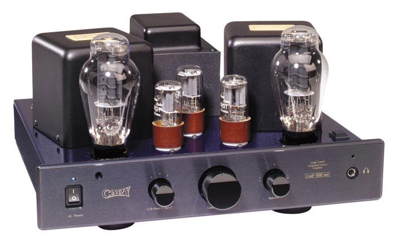 Типичный аудифильский усилитель НЧ Cary Audio CAD 300 SEI, цена  564 590 руб.