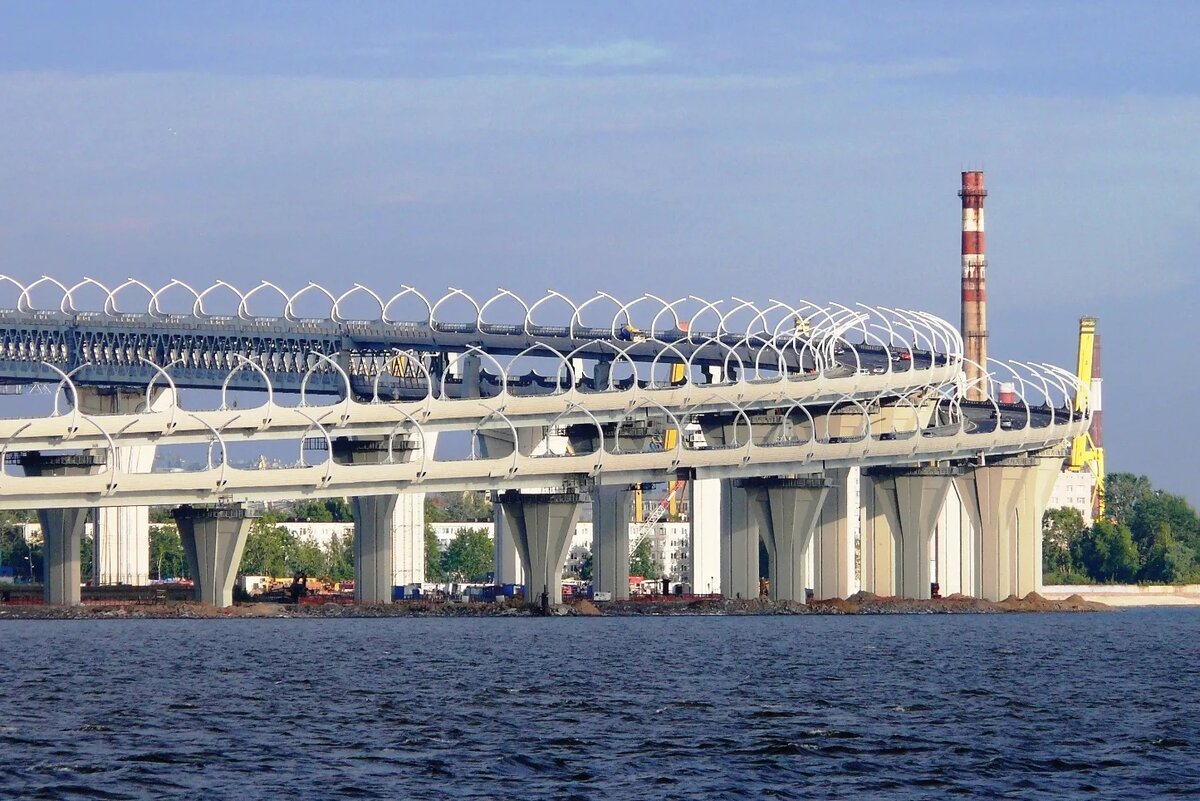 Мост через финский залив в санкт петербурге фото