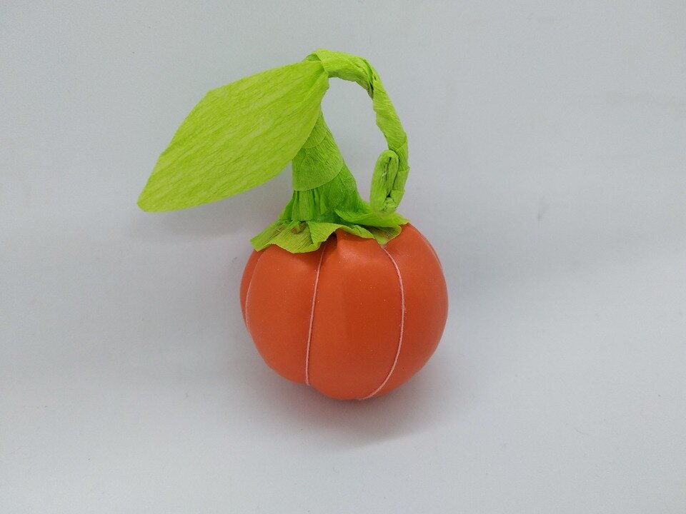 Полное описание к изготовлению данной поделки в статье🍂Осенний Урожай. Тыква. Поделка для детей. Подробная инструкция изготовления + материал к беседе занятия🍁