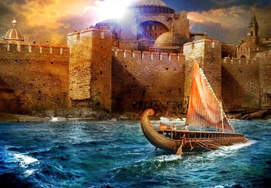 Византия в древности. Картина современного художника