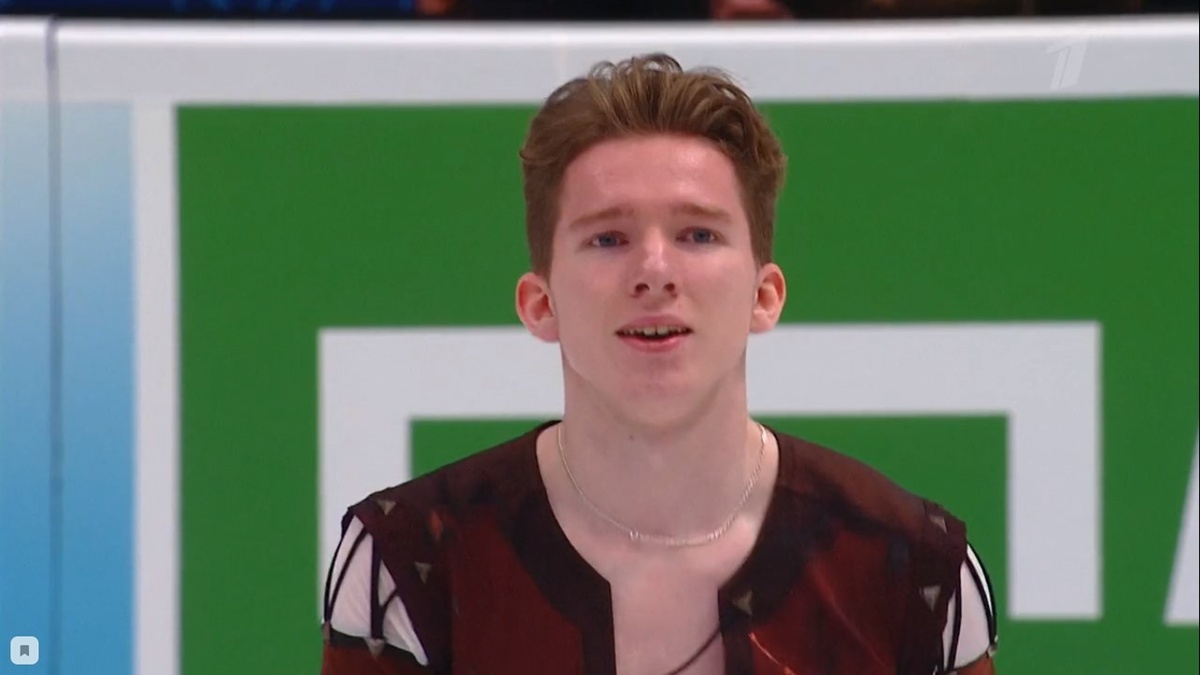 Бронзовый призер чемпионата России Андрей Мозалев - 278,28 балла, в том числе короткая программа - 90,98 балла, произвольная 187,3 