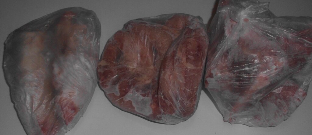 Замороженный набор на холодец. Личное фото автора канала Житейская проза