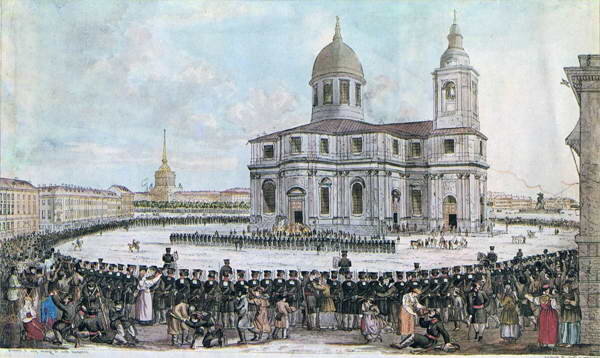 Торжественное возвращение Санкт-Петербургского ополчения 12 июня 1814 года.