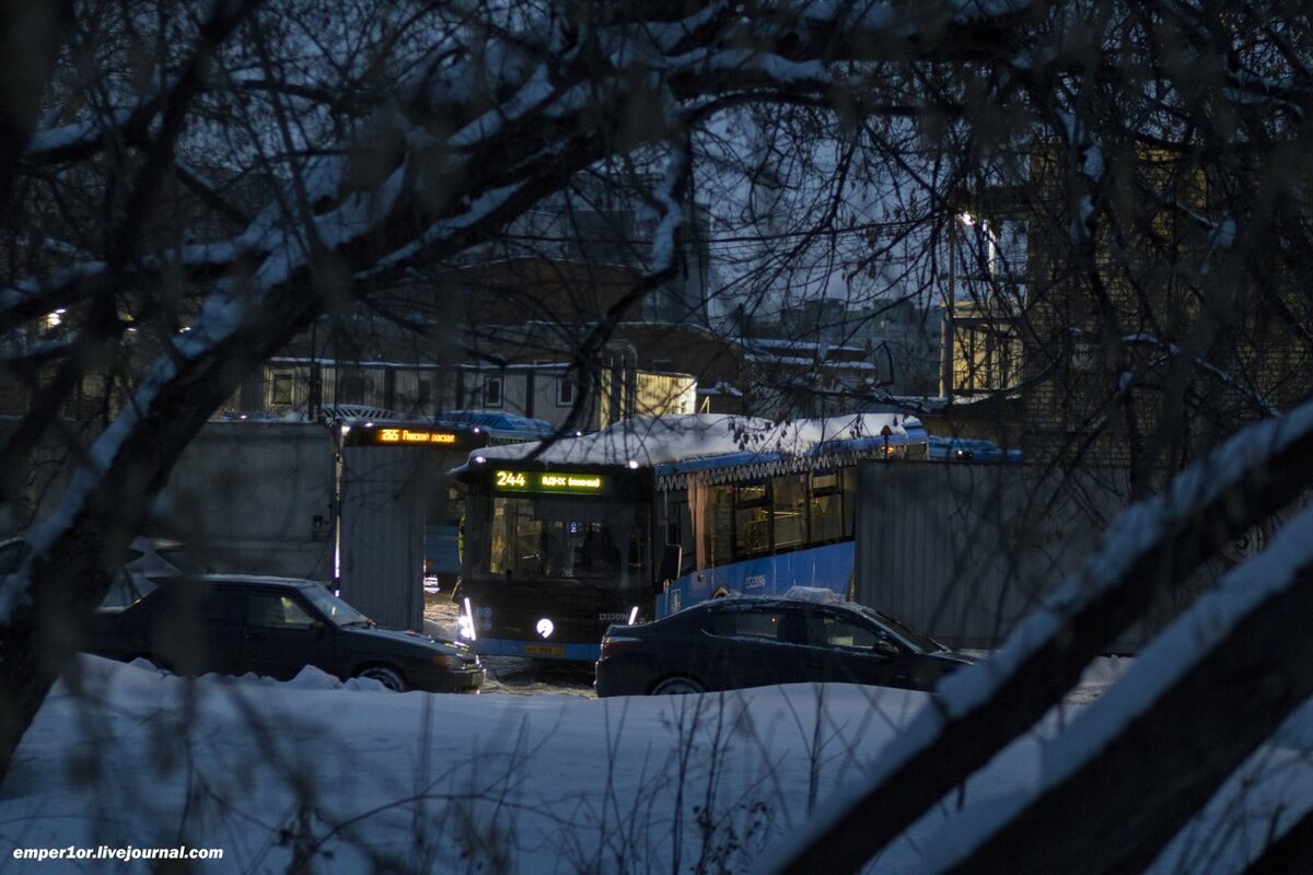 Утренний выход на линию