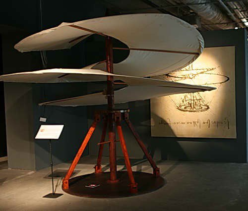 В Швейцарии опробован парашют, воссозданный по рисункам Леонардо да Винчи