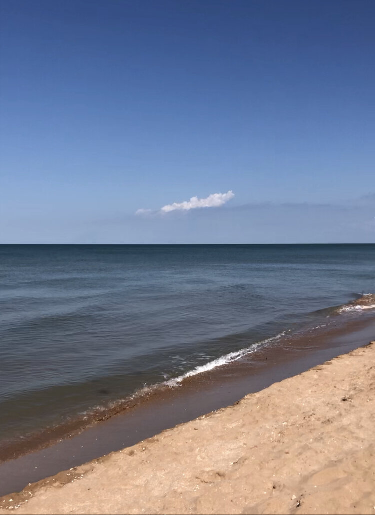 Азовское море, поселок Кучугуры