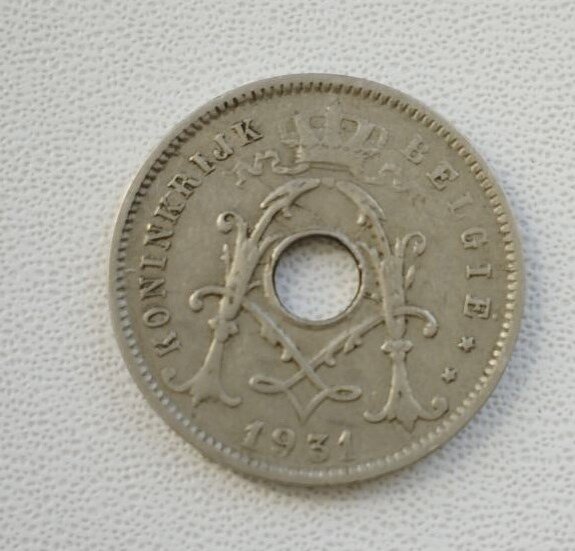 5 сантимов 1931 года Королевство Бельгия.