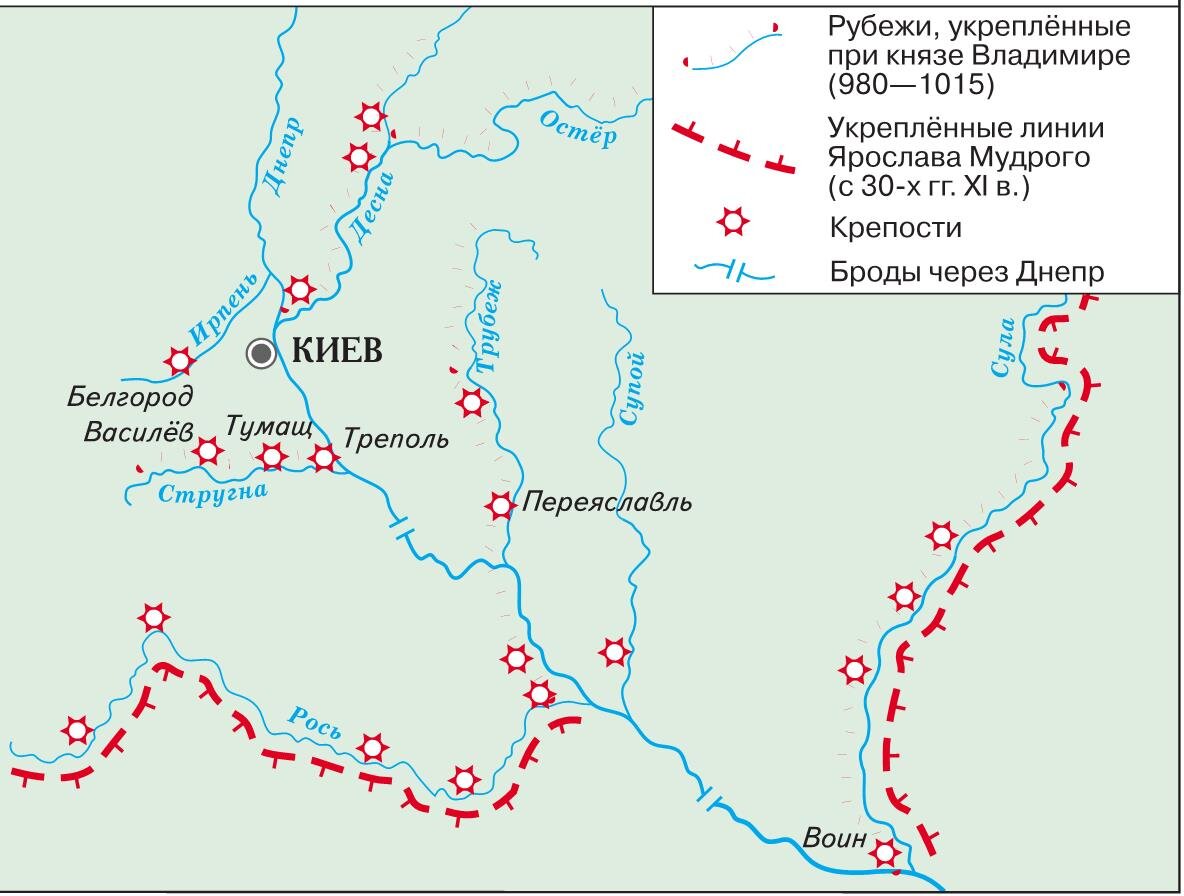 Оборонительные рубежи князя Владимира