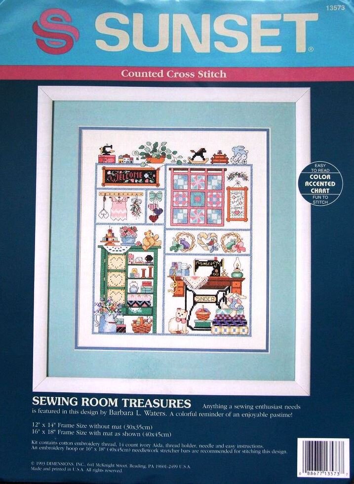 Превью набора Sunset 13573 Sewing Room Treasures