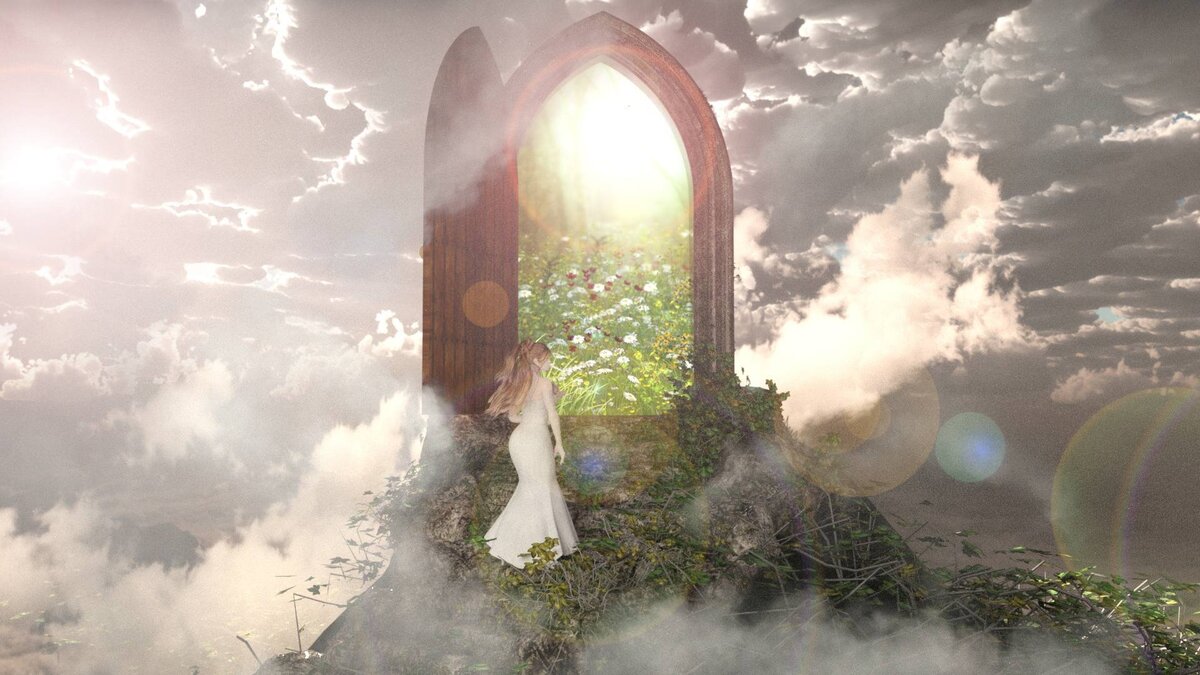 Жизнь после веры. Врата Эдемского сада. Дверь в другую реальность. Рай Небесный. Дверь в рай.