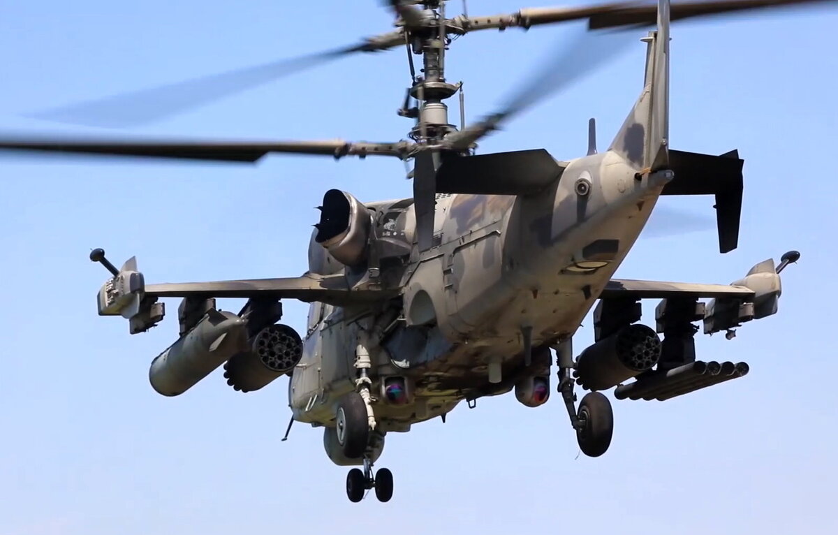    Вертолет Ка-52  Пресс-служба Минобороны РФ/ТАСС