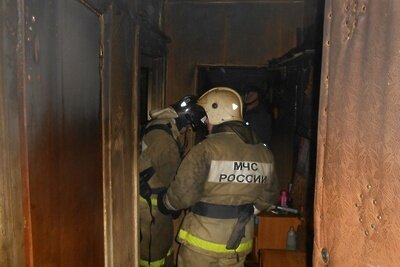    Пожар в квартире в городском округе Балашиха © Сайт Главного управления МЧС России по Московской области
