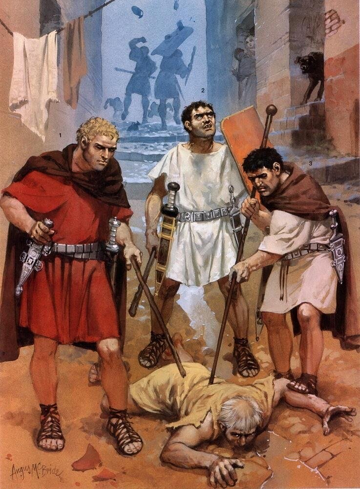 Какими способами римляне. Римский легионер МАКБРАЙД. Ангус МАКБРАЙД Рим. Зелоты и Сикарии. Сулла - битва Рим.