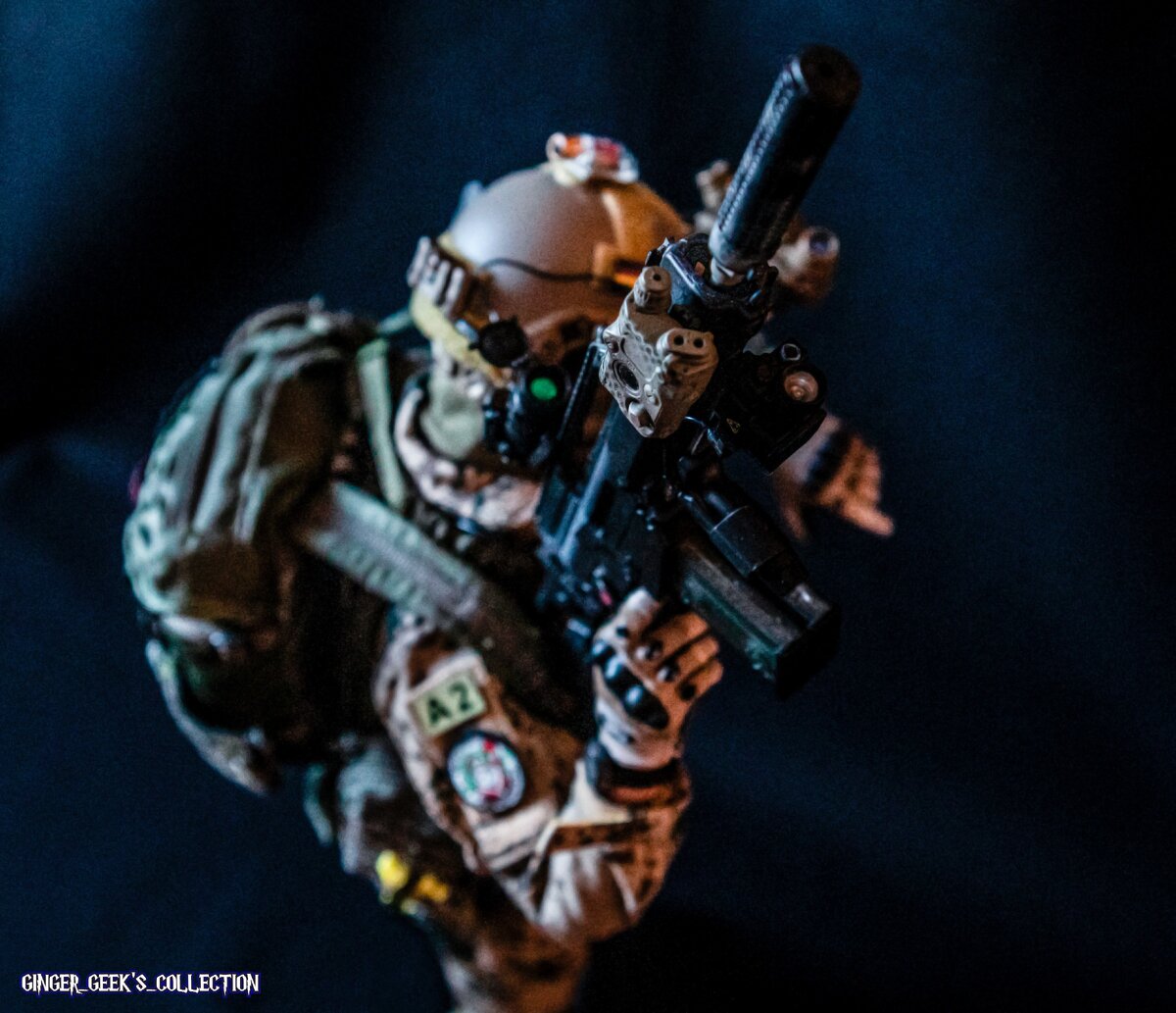 Вот и пригодились недавно сделанные фотографии фигурки KSK Team Leader от Damtoys.