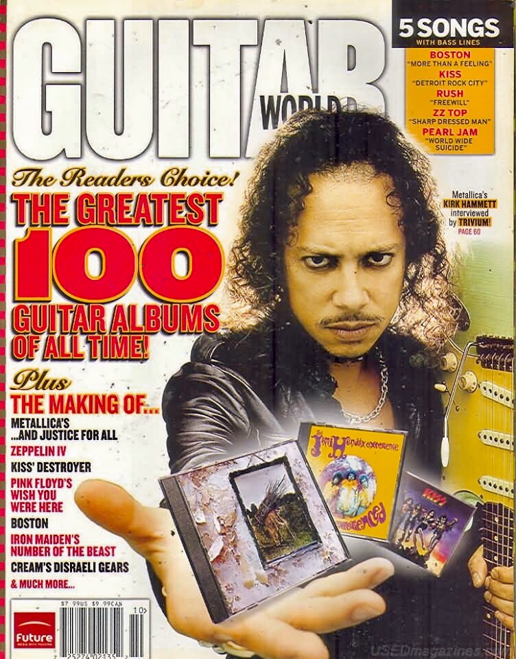 Топ10 величайших рокальбомов за всё время по версии журнала Guitar