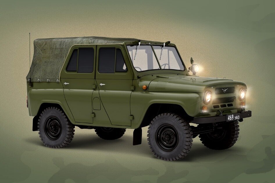 Масштабная копия УАЗ-469, фото издательства