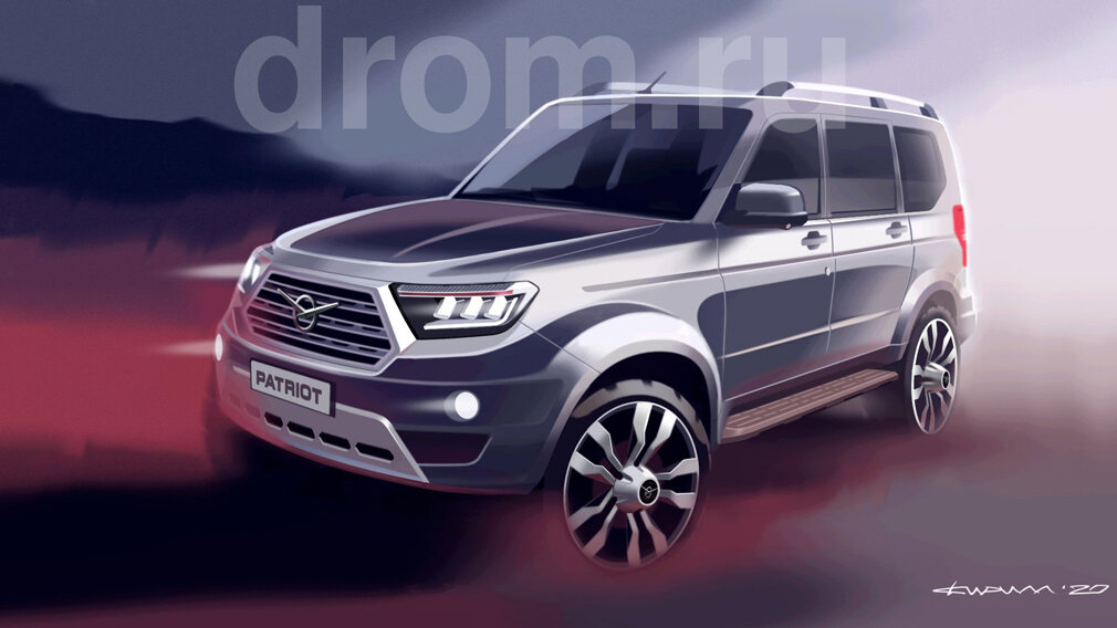 Эскиз УАЗ Патриот 2020/Drom.ru