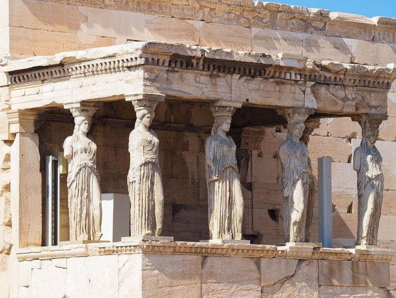 Афинский акрополь храм Эрехтейон