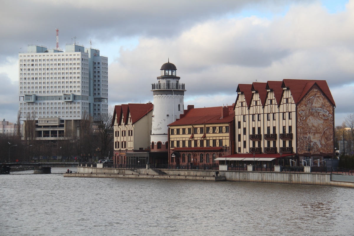 Дом Советов и «Рыбная деревня» в Калининграде