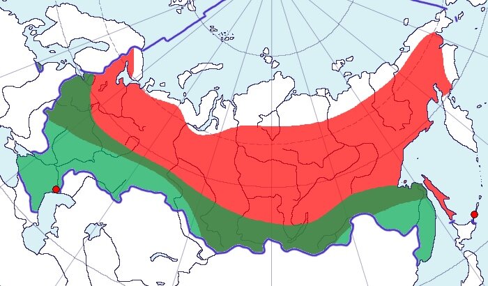 Ареал распространения оленьих пастбищ