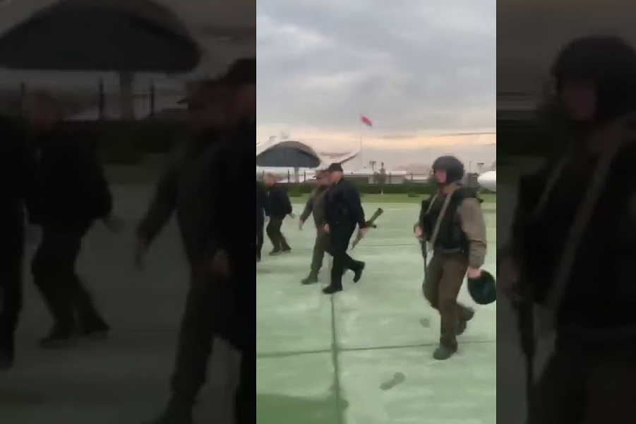 Лукашенко прилетел во Дворец независимости, 23.08.20
