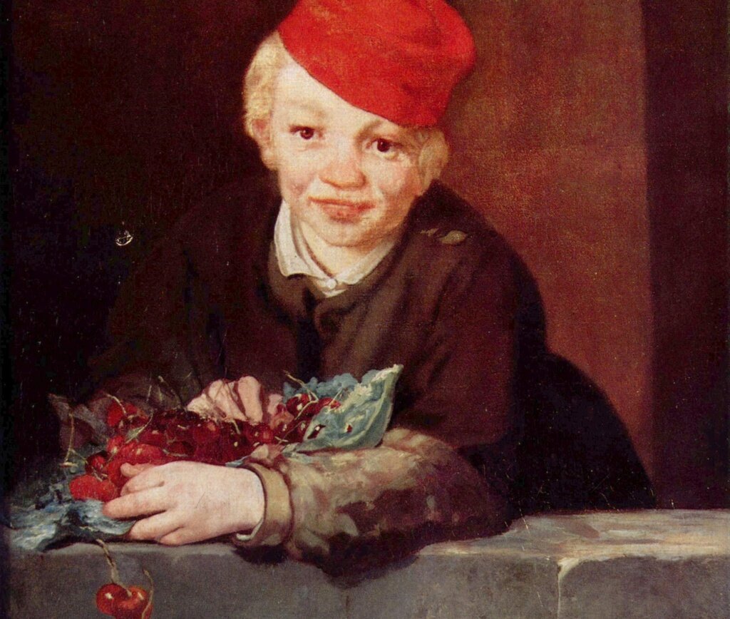 «Мальчик с вишнями» (1858)

