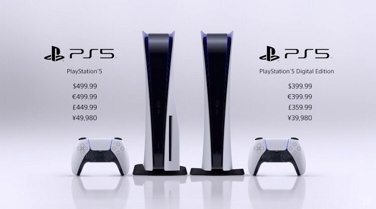 Цены на игровую приставку PlayStation 5