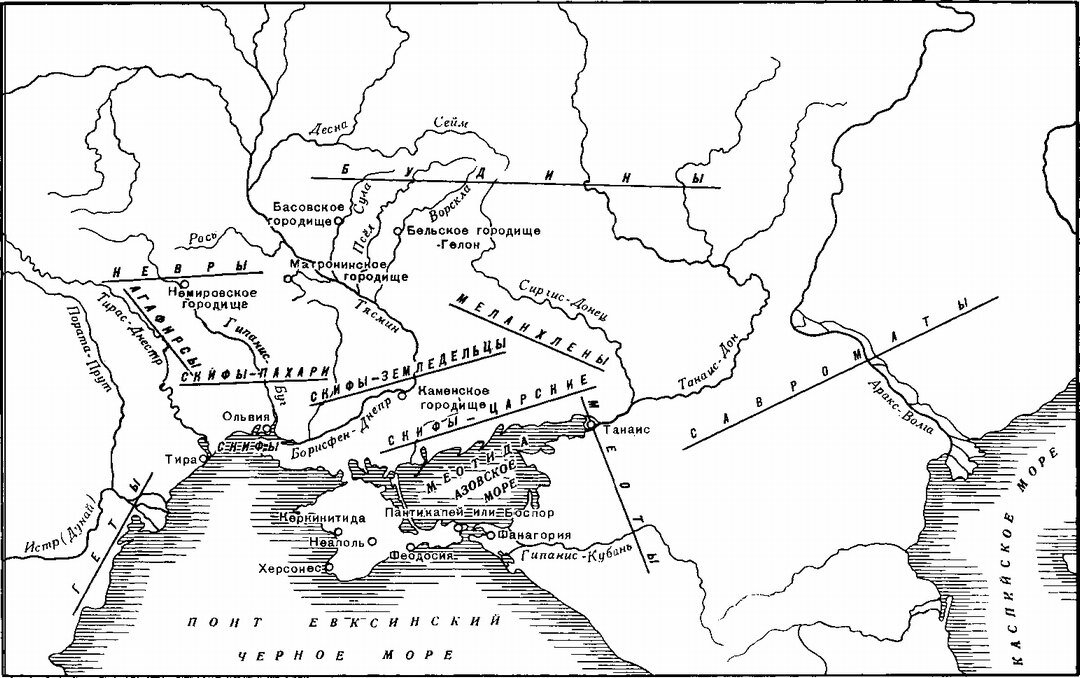 Карта северного причерноморья 5 2 веках до н э