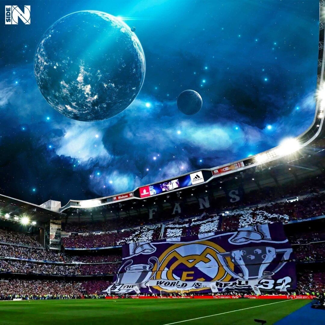 Планета футбола. Футбольная Планета. Красивый арт футбольный Планета. Santiago Bernabeu Stadium