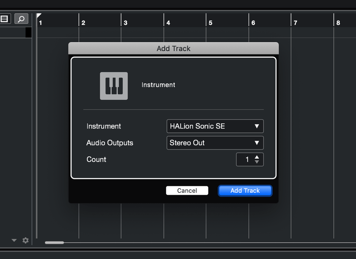 Добавление новой дорожки