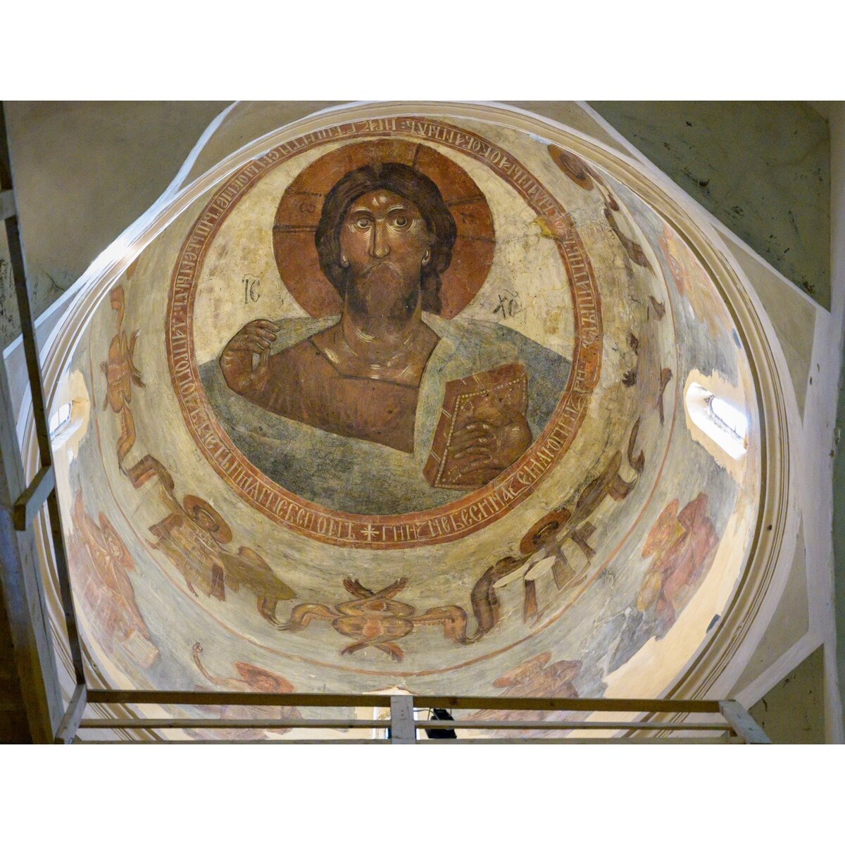 Фрески собора. Иисус Христос-Пантократора (Вседержитель)